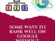 Some ways to rank well on Google without backlinks
