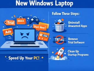 Remove Bloatware from New Windows Laptop Steps